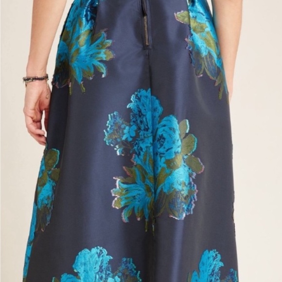 NWT Anthropologie Ronette Jacquard midi skirt size 4 - Picture 2 of 10